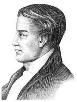 Gravura de perfil de Robert Murray M'Cheyne, século XIX